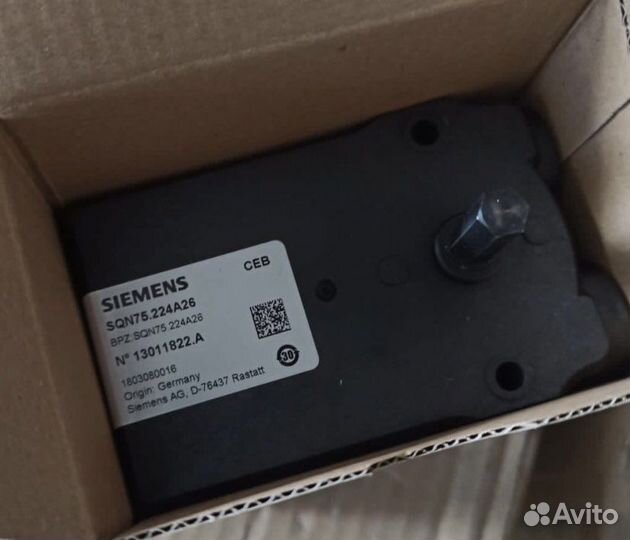 Новый Сервопривод Siemens SQN75.224A26