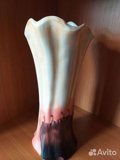 Ваза для цветов цветное стекло