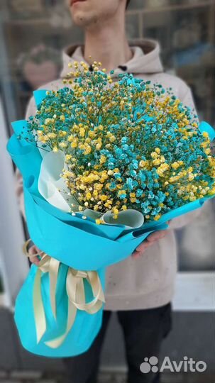 Гипсофила букет композиция