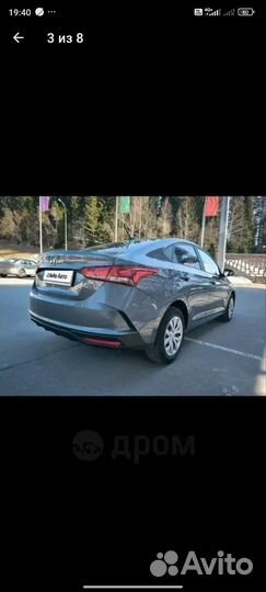 Hyundai Solaris 1.6 AT, 2021, 50 000 км