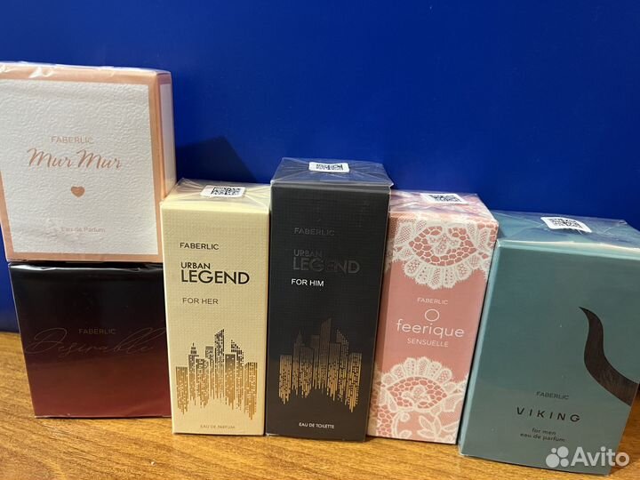 Парфюмерная вода женская и мужская Faberlic