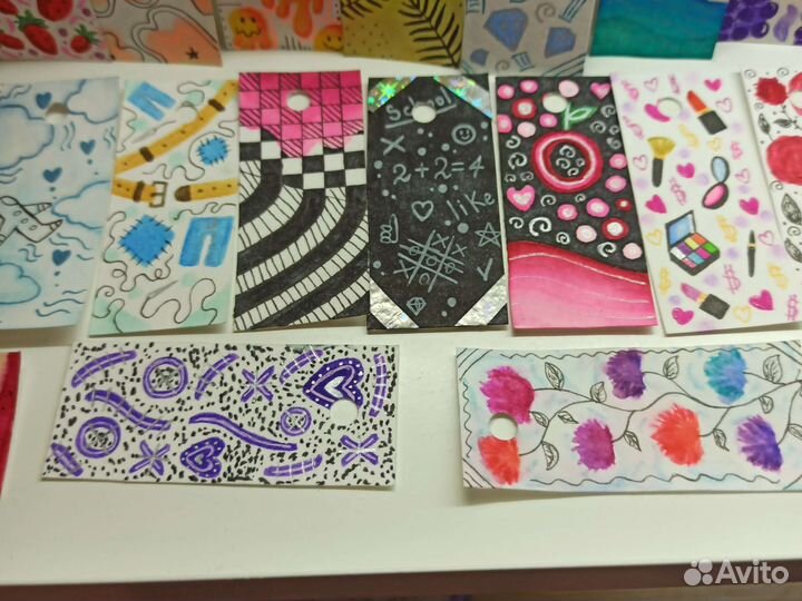 Бирки мини открытки подарочные