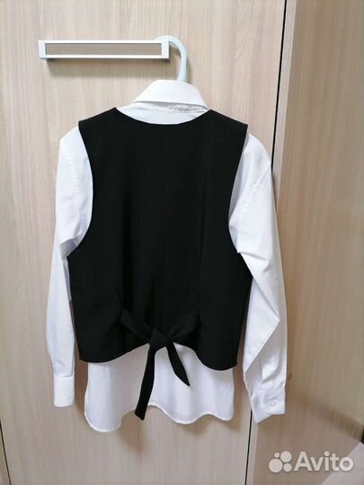 Жилет с рубашкой (140-146 р-р)