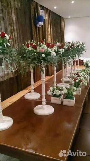 Свадебные декорации, флористика