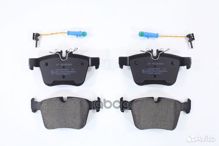 Колодки задние MB W205/253 ZF Russia GDB2071 ZFR