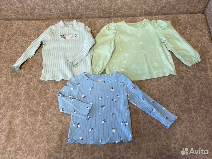 Вещи пакетом для девочки 80 86 92