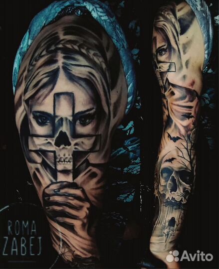 Тату мастер, перекрытие, коррекция татуировок