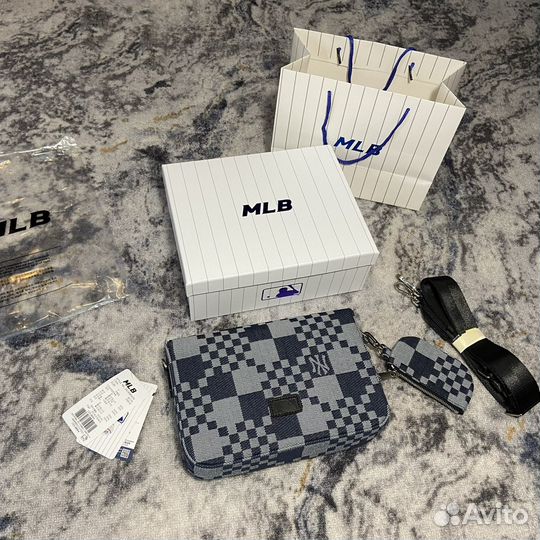 Сумка MLB Checkerboard Crossbody Bags Оригинал