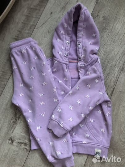 Костюм next утепленный 86 92 для девочки