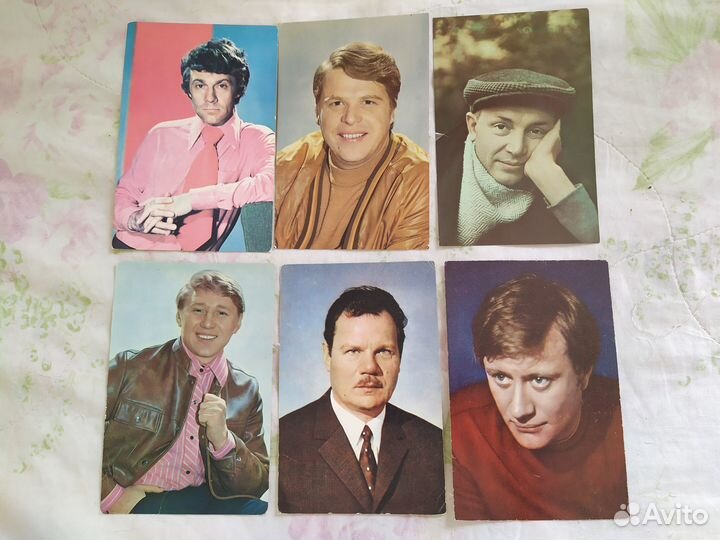Актёры кино открытки 1967-1978гг