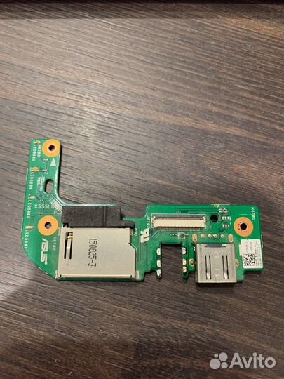 Правая плата usb x555ld дефект