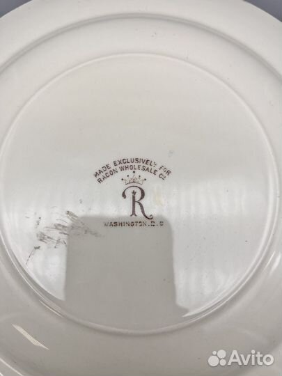 Настенная тарелка для США 1920 г