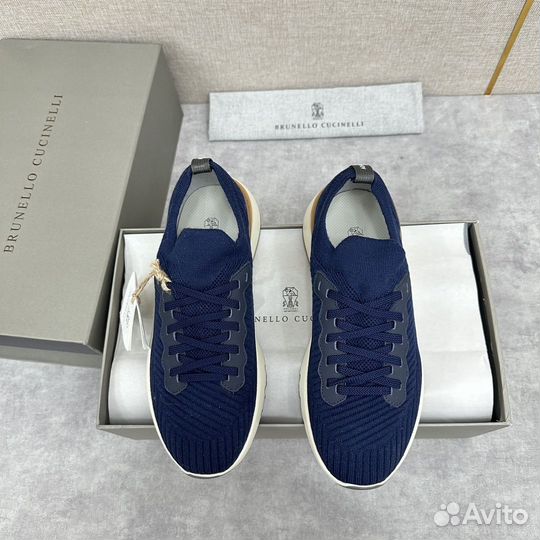 Текстильные кроссовки Brunello Cucinelli