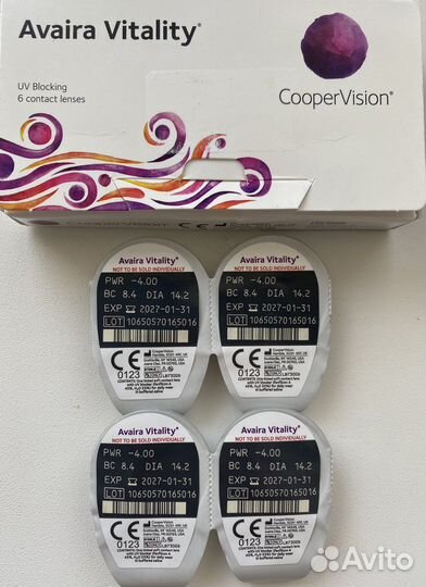 Контактные линзы Cooper Vision -4