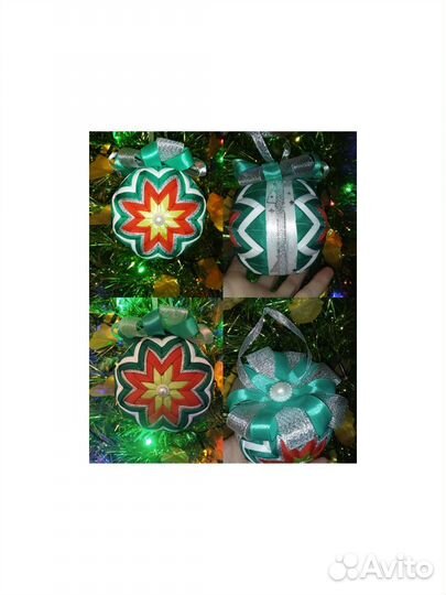 Ёлочная игрушка ручной работы