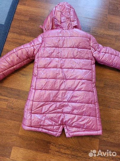 Куртка пальто зимняя для девочки 128