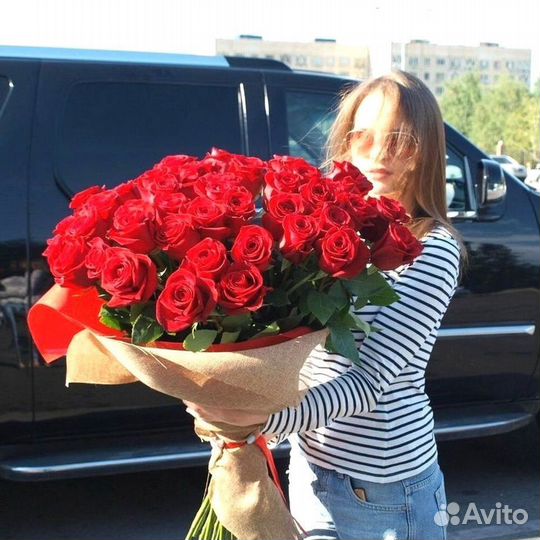 Метровые розы, букеты, цветы, Розы 7 9 11 25 51 10