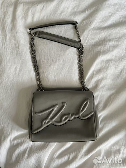 Сумка женская Karl lagerfeld натуральная кожа