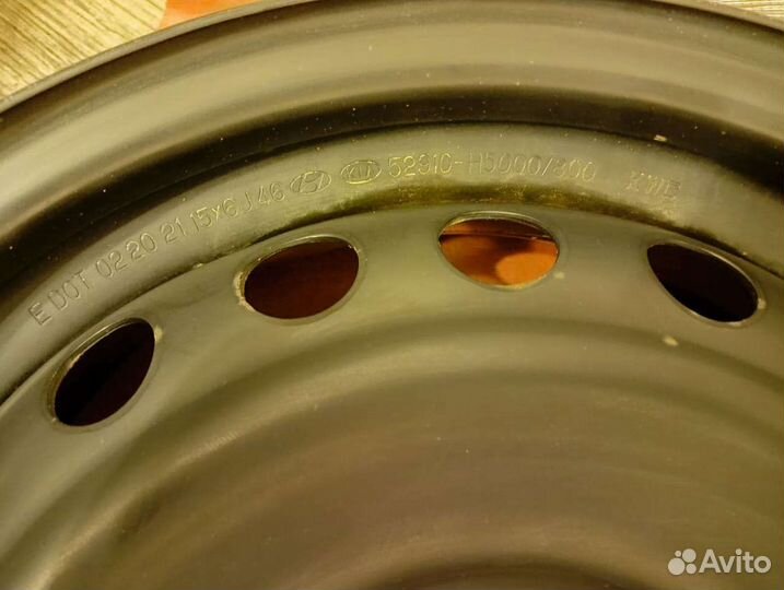 Диски Kia Rio 4 штампованные