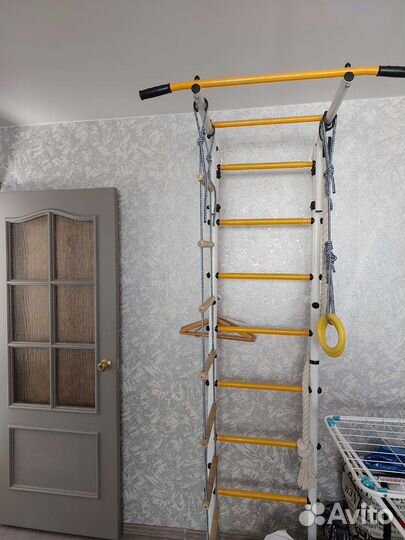 Детская шведская стенка, с турником