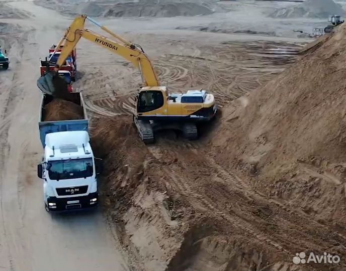 Песок гравий щебень грунт доставка сегодня