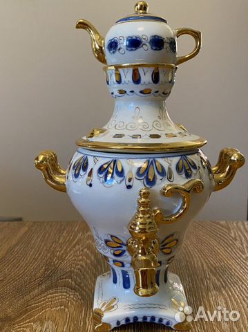 Самовар Гжель