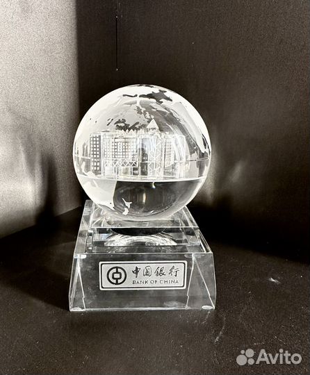 Хрустальный сувенир с лазерным 3 d рисунком