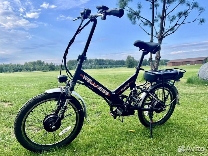 Электровелосипед полноприводный wellness city dual