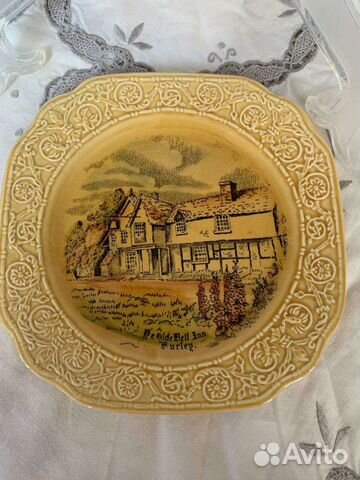 Антиквариат Тарелка Crown Devon Англия, 1920г