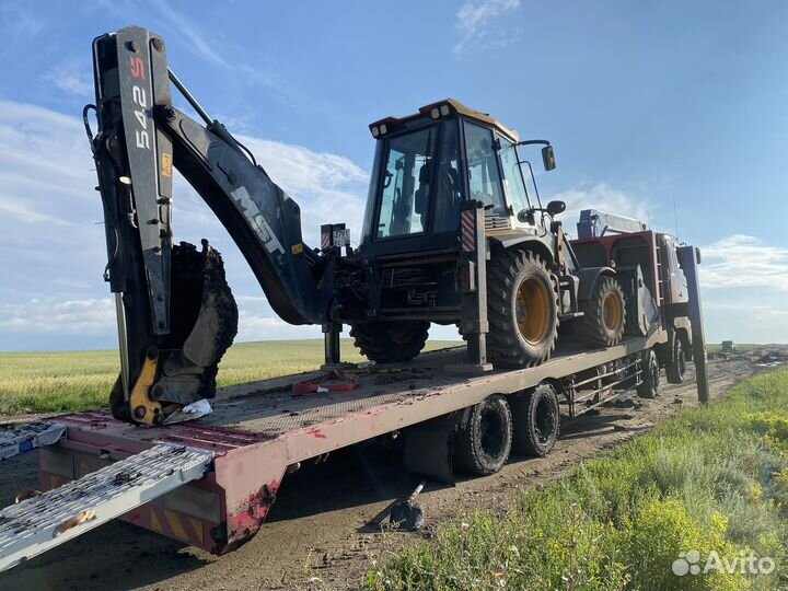 Аренда экскаватора погрузчика услуги трактора