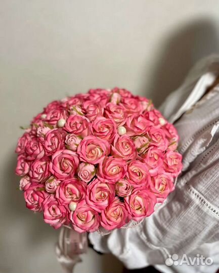 Букет из мыльных цветов