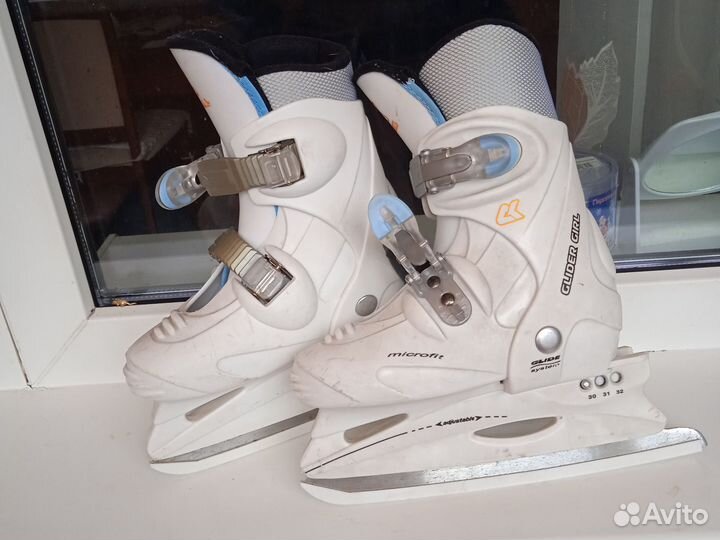 Коньки детские фигурные, размер 30-32