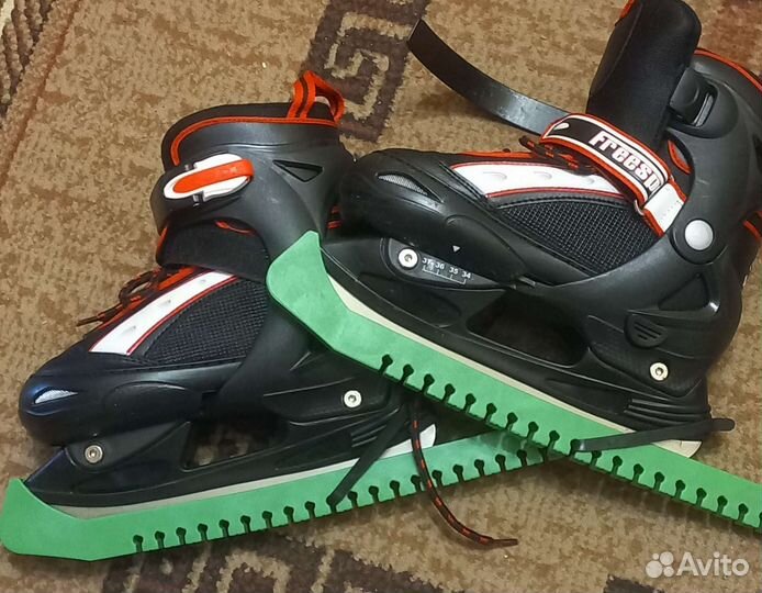 Коньки для мальчика, р.34-37