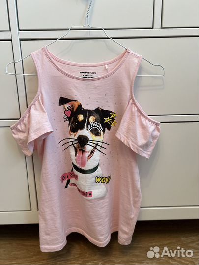 Футболка для девочки на рост 146-152