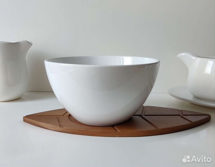 Белая посуда керамика салатник соусник молочник