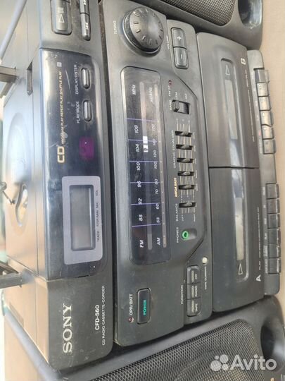 Музыкальный центр Sony CFD - 560 120v CD Tape