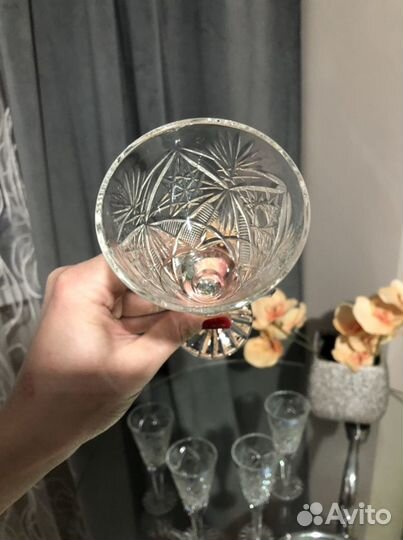 Фужеры хрустальные СССР