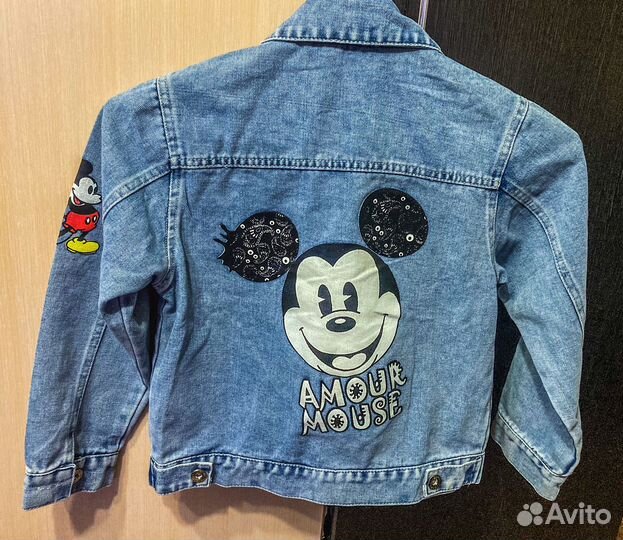 Джинсовая куртка для девочки )