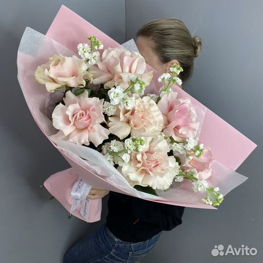 Букет с ажурной розой