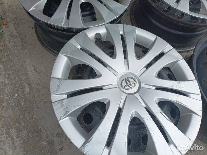 Диски r16 Toyota + колпаки