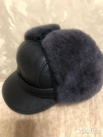 Меховая мужская кепка