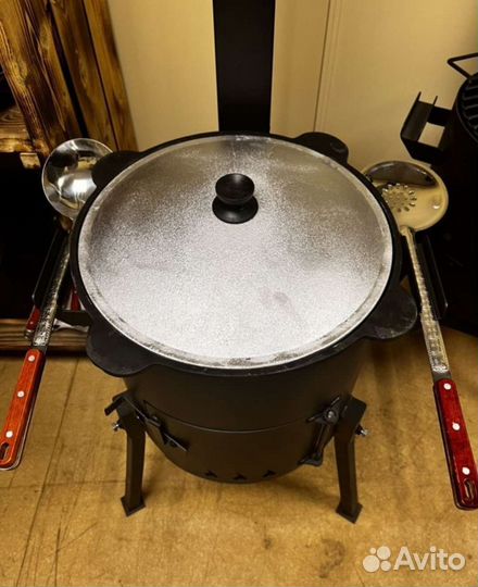 Казаны,Мангал с казаном