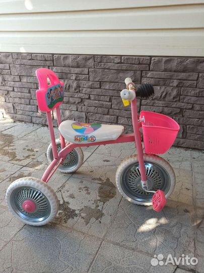 Детский трехколесный велосипед бу