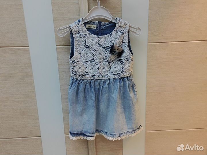 Джинсовое платье