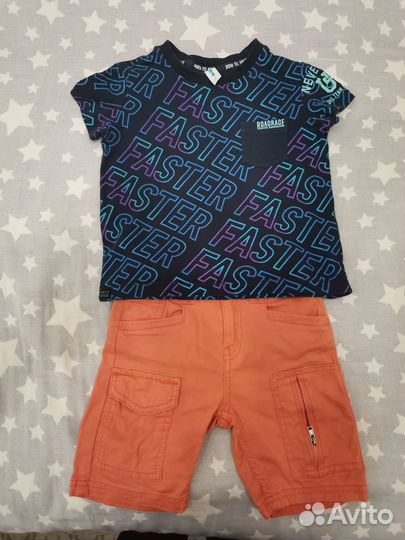 Шорты и футболки для мальчика размер 98