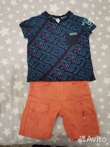 Шорты и футболки для мальчика размер 98