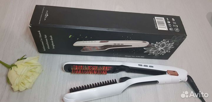 Паровой выпрямитель для волос, утюжок