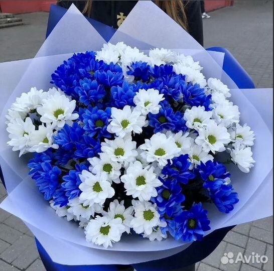 Букет из кустовой хризантемы Новосибирске