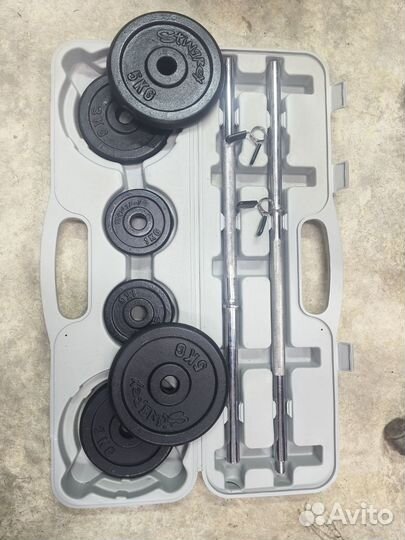 Штанга стальная разборная 25кг новая