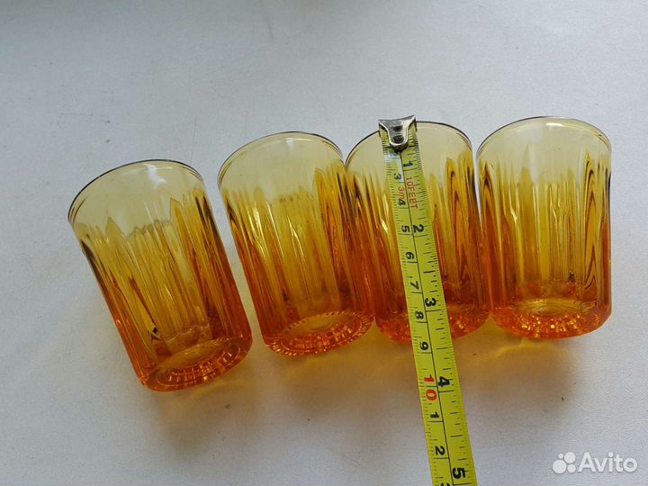 Стопки карамельное стекло коллекция
